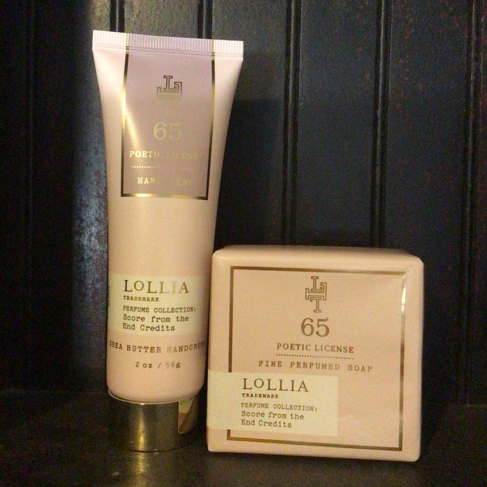 Lollia Poetic License 65 Score From The End Credits Hand Cream and Bar Soap